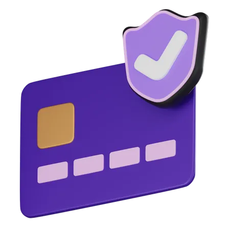 Secure Card Payment  3D Icon