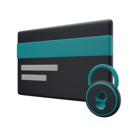 Secure Card Payment  3D Icon