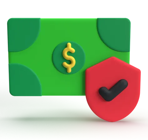 Secure Cash  3D Icon