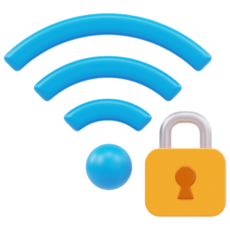 Secure Connection  3D Icon