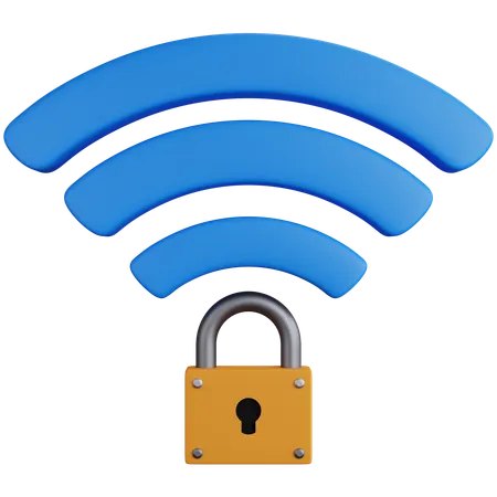 Secure Connection  3D Icon