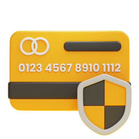 SECURE CREDIT CARD  3D Icon