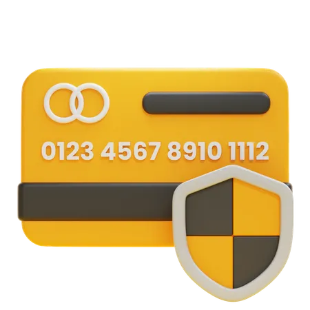 SECURE CREDIT CARD  3D Icon