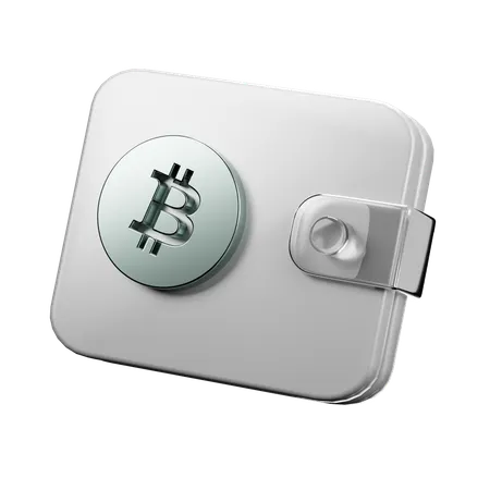 Secure Cryptocurrency Wallet Device  3D Icon
