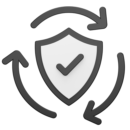 Secure Data Transfer  3D Icon