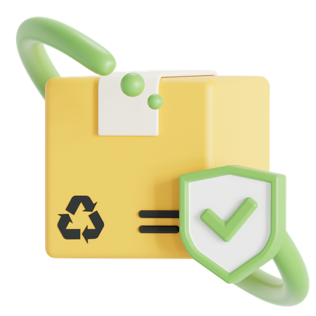 Secure delivery  3D Icon