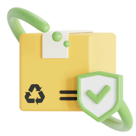 Secure delivery  3D Icon