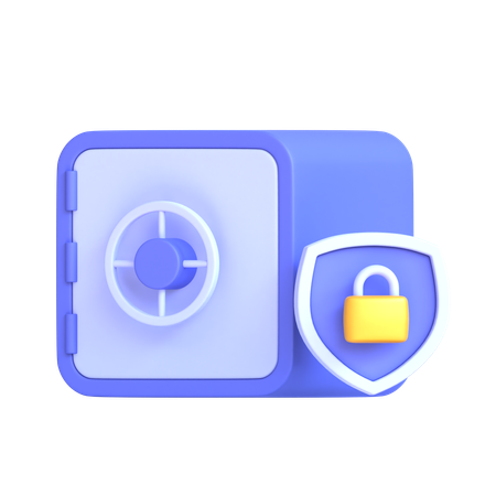 Secure Deposit Box  3D Icon