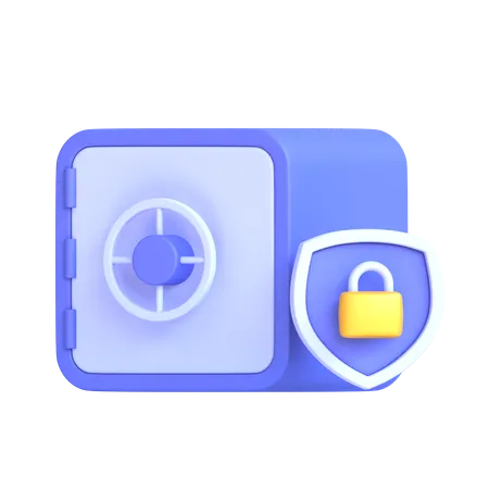 Secure Deposit Box  3D Icon