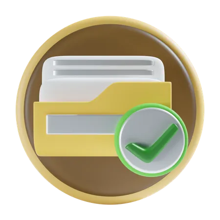 Secure folder  3D Icon