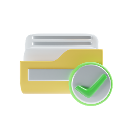 Secure folder  3D Icon