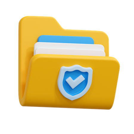 Secure folder  3D Icon