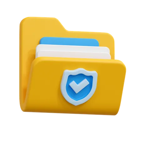 Secure folder  3D Icon