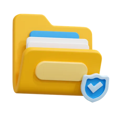 Secure folder  3D Icon