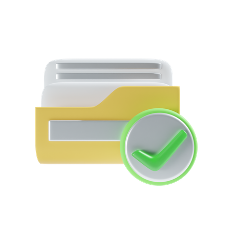 Secure folder  3D Icon