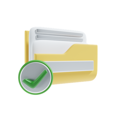 Secure folder  3D Icon