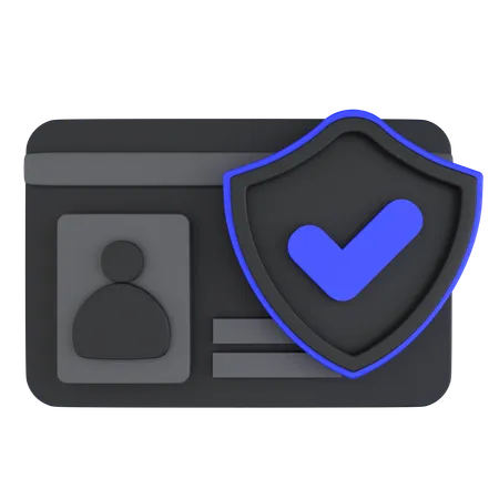 Secure Id  3D Icon