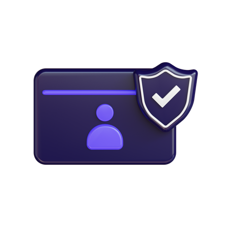 Secure Id  3D Icon