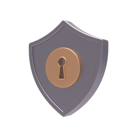Secure Lock  3D Icon