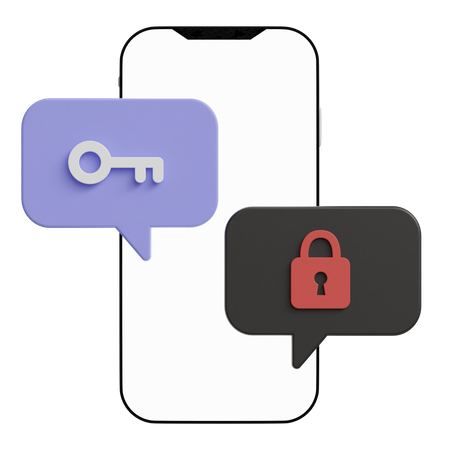 Secure message 3D Icon