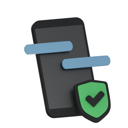 Secure messaging  3D Icon