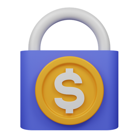 Secure Money  3D Icon
