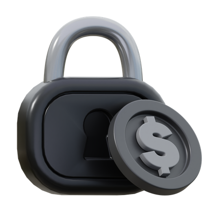 Secure Money  3D Icon