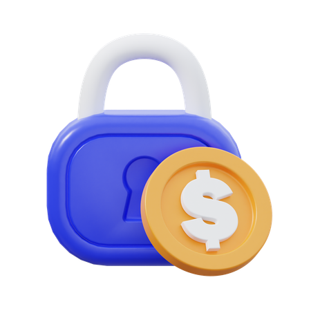Secure Money  3D Icon