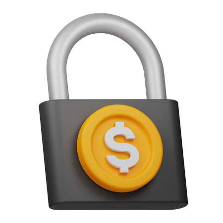 Secure Money  3D Icon