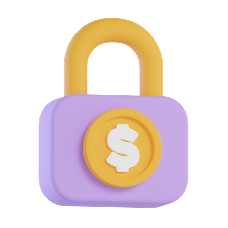 Secure Money  3D Icon