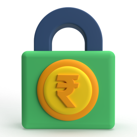 Secure Money  3D Icon