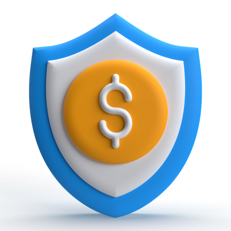 Secure Money  3D Icon