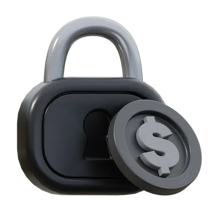 Secure Money  3D Icon