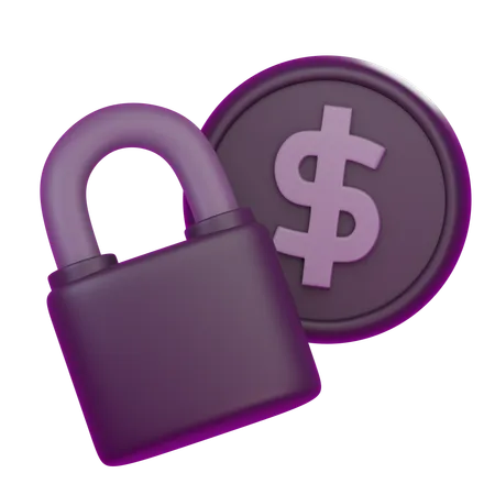 Secure Money  3D Icon