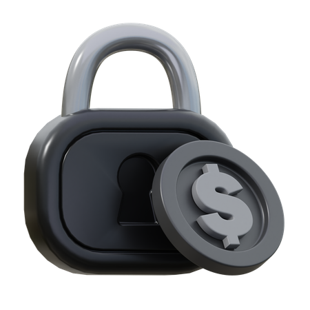 Secure Money  3D Icon