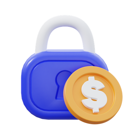 Secure Money  3D Icon