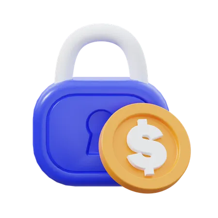 Secure Money  3D Icon