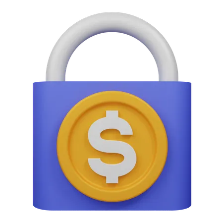 Secure Money  3D Icon