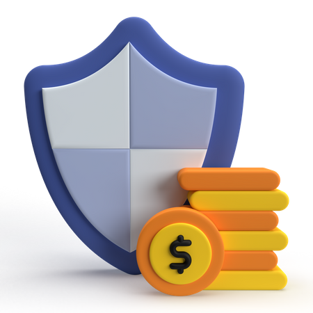 Secure Money  3D Icon