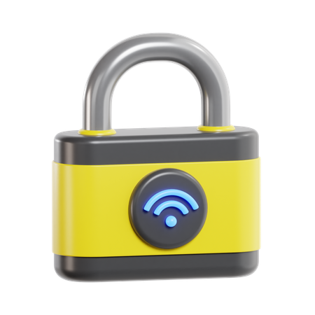 Secure Network  3D Icon