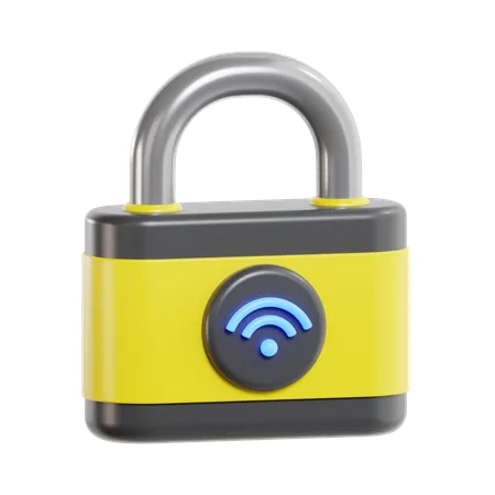 Secure Network  3D Icon