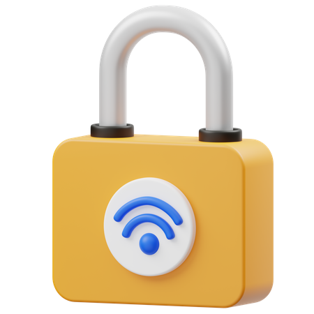 Secure Network  3D Icon