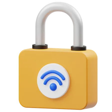 Secure Network  3D Icon
