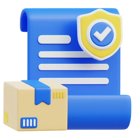 Secure Package Delivery  3D Icon