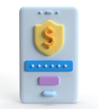 Secure Pay  3D Icon
