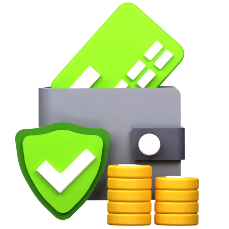 Secure Payment  3D Icon