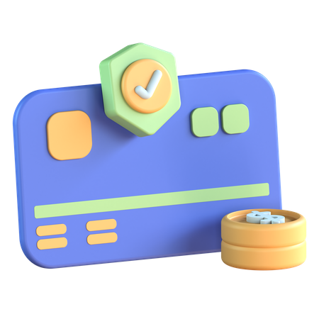 Secure Payment  3D Icon