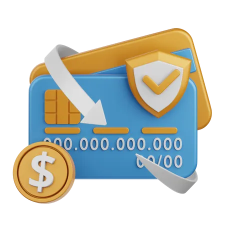 Secure Payment  3D Icon