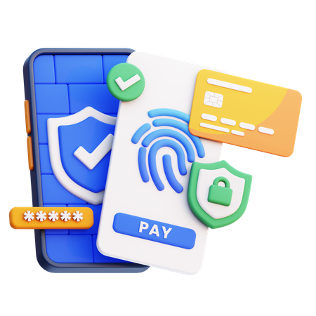 Secure Payment  3D Icon