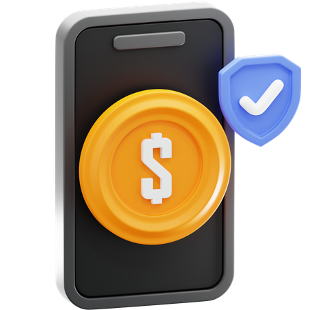 Secure Payment  3D Icon